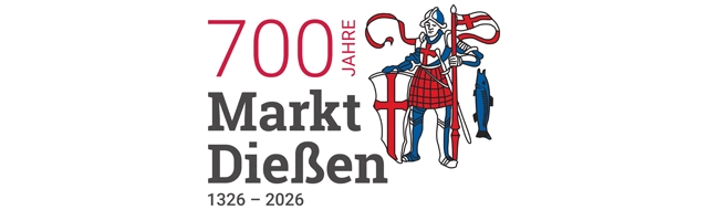 Der Markt Dießen feiert ein Jubiläum, 700 Jahre, 1326 bis 2026