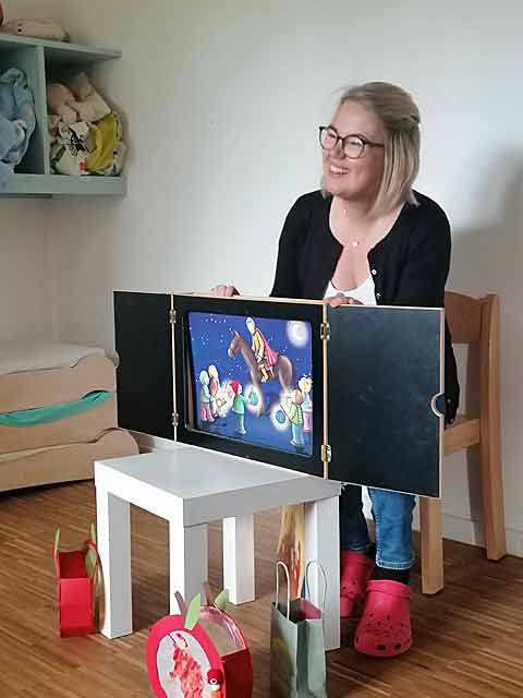 Kamishibai zur Geschichte von Sankt Martin