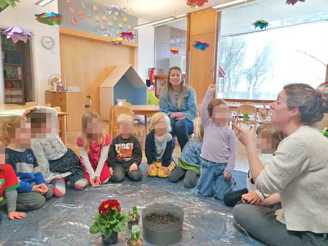 Wir lernen verschiedene Frühblüher kennen