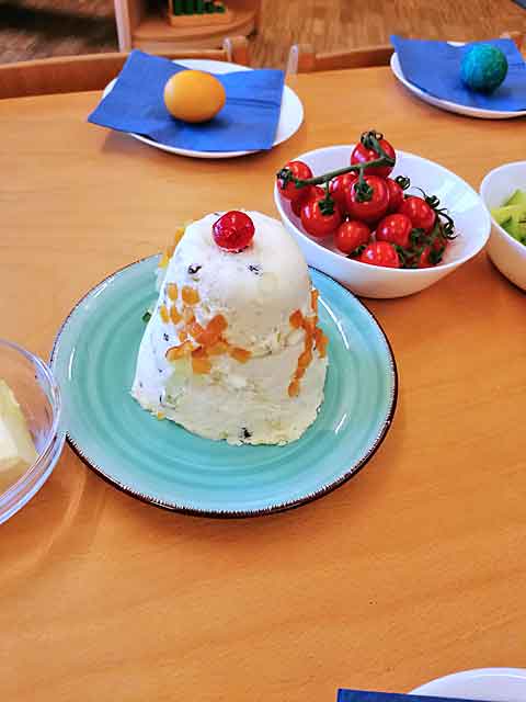 Osterfrühstück mit selbstgemachter Pas’cha