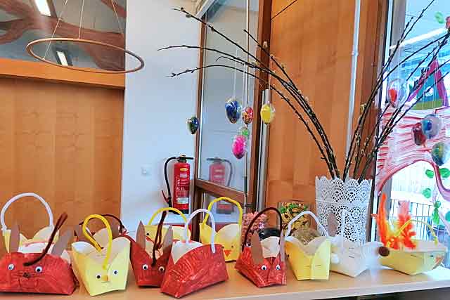Osternester der Gruppenkinder