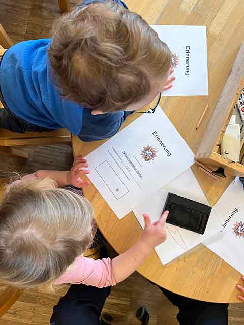 Polizei war zu Besuch